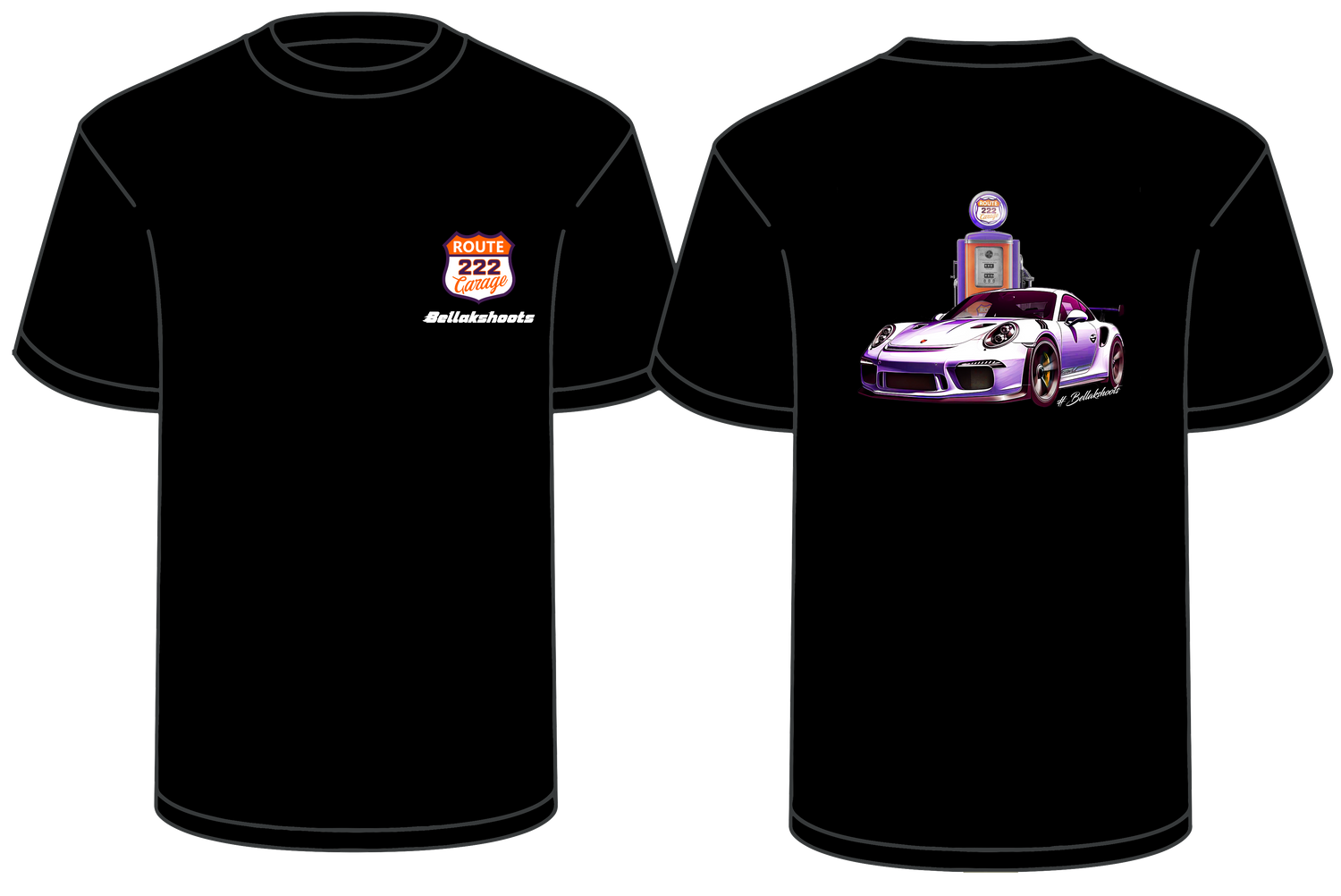 Bellakshoots Route 222 Collab T-Shirt